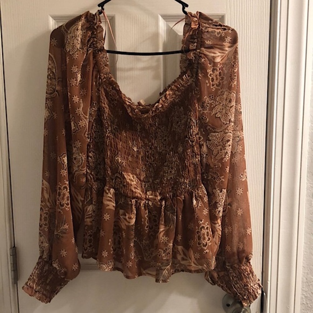 Off the shoulder blouse